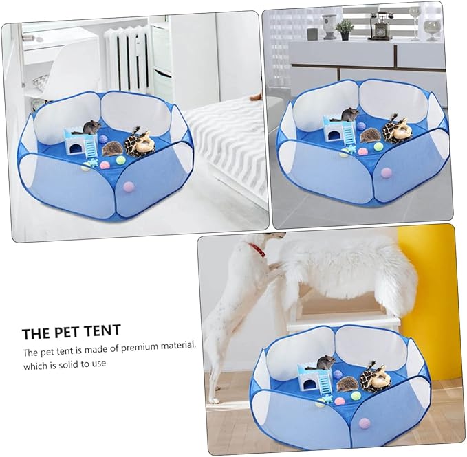 Portable Pet Tent for Dogs and Cats Folding Playpen Breathable Design for Use Scratch-Resistant