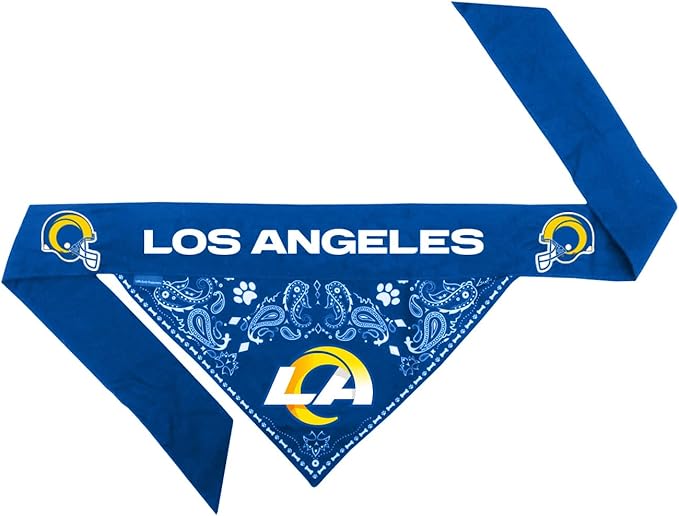 Littlearth NFL Reversible Pet Bandana - Officially Licensed Teams, Sizes XS to XL