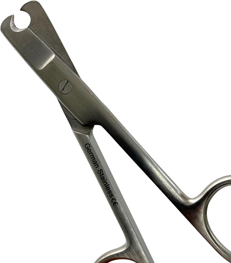 Dog and Cat Nail Cutters Scissors Style German Stainless Steel - For Small Animals, Cats, Dogs, Birds - Grooming Essentials (4.5")