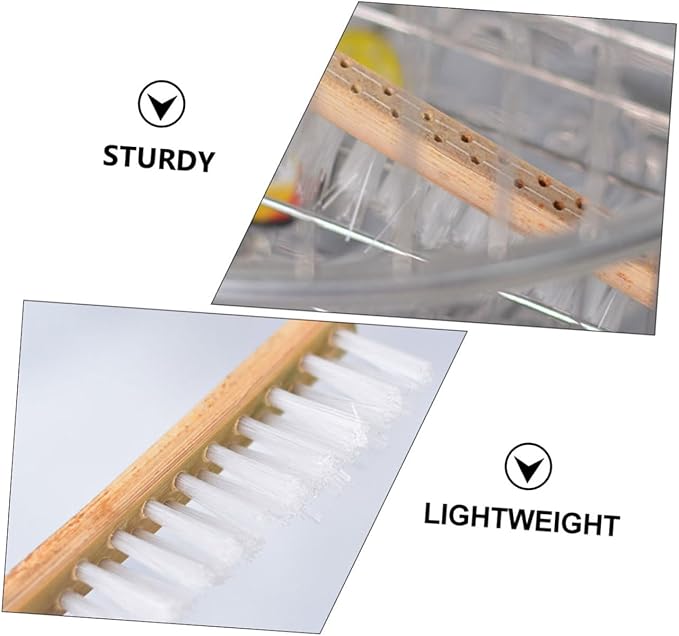 BESPORTBLE 1pc Handle Bird Cage Cleaning Brush Lightweight Cleaning Tool for Bird Droppings Removal Easy Storage Hanging for Parrots Canaries