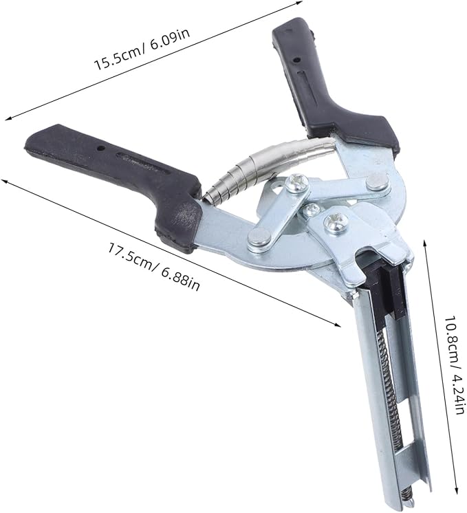 VICASKY Multi-purpose Nail Ring Pliers for Cages Wire Fastening Tool Efficient for Chicken Rabbit and Bird Cages