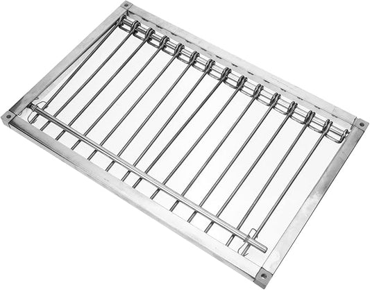 Pigeon Entrance Door Frame Stainless Steel for Easy Access to Pigeon Loft and Bird Cages and Racing Supplies