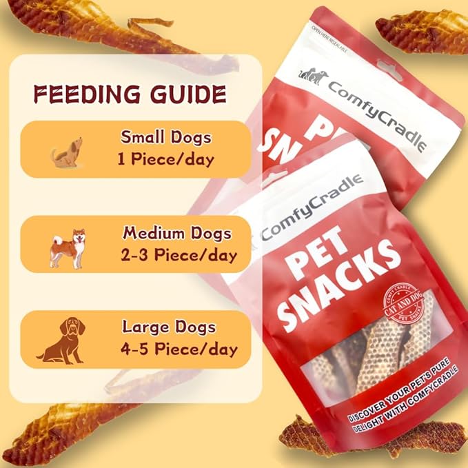 Air-Dried Duck Jerky Dog Treats, Novel Protein & Grain-Free Tender Snacks, All Natural Single Ingredient Training Reward for Sensitive Dogs, 5.29 Ounce (2 Pack x 5.29 Ounce,Chicken)