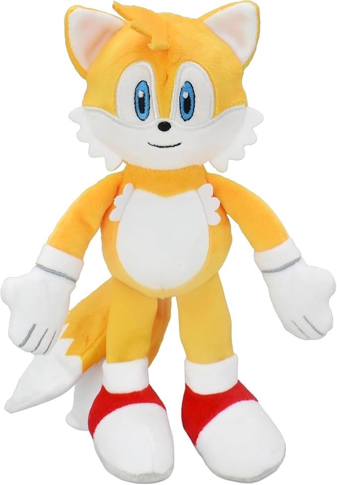 Multipet Sonic Tails Plush Dog Toy, 9-inch