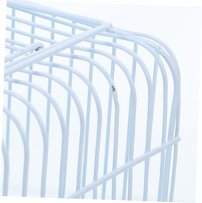 POPETPOP Small Portable Birdcage for Parakeets Lovebirds and Cockatiels Easy to Clean Travel Carrier for Small Animals Versatile Design for Home Travel Use