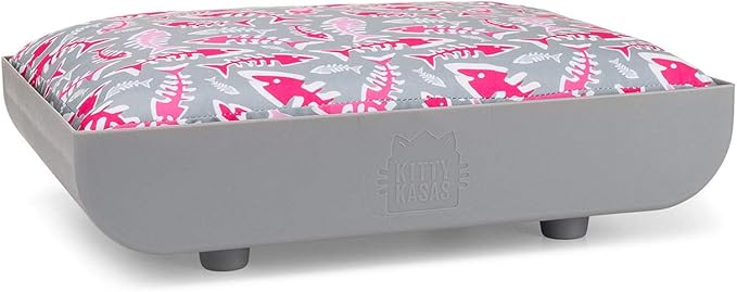 New! Standard Snap-On Cat House Collection, Penthaus Upper Cat Bed Perch, Gray