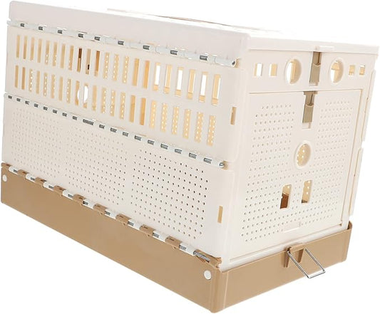 Portable Pigeon Cage Foldable Design for Pigeon and Transportation Easy Storage Premium Plastic Material Scientific Mechanism for Safe Use