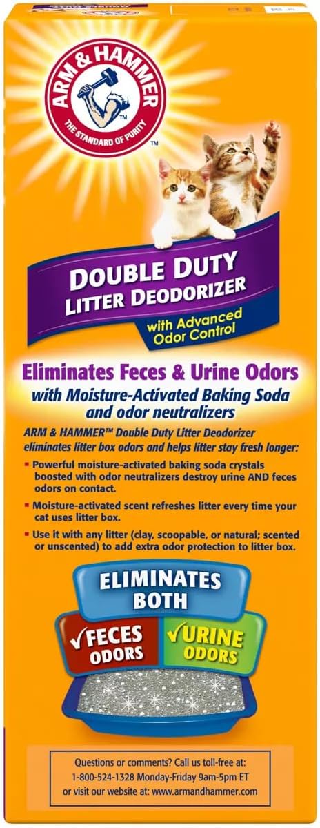 Arm & Hammer Odor Control Cat Litter Deodorizer Double Duty - 30oz