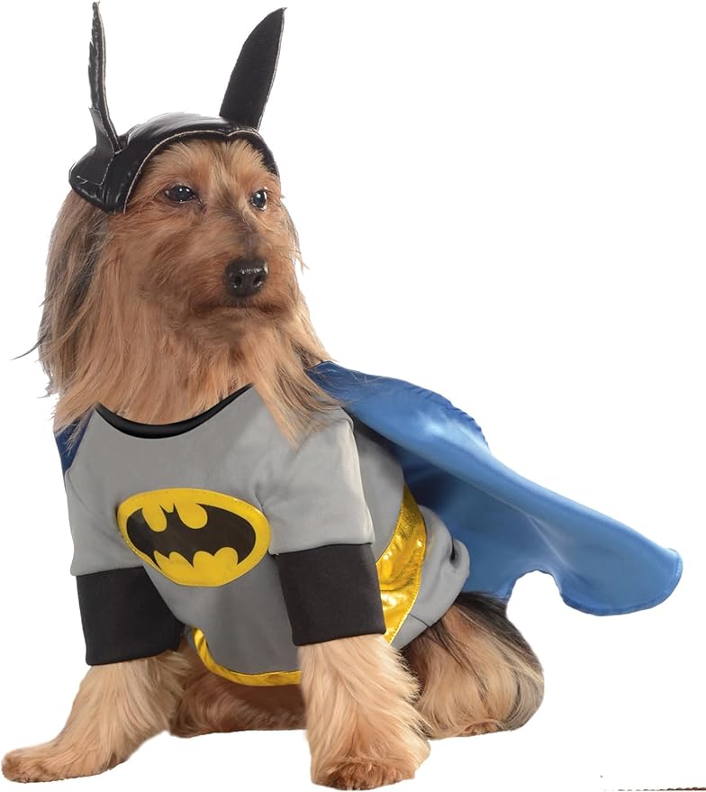 DC Comics Superheroes: Batman Pet Costume for Dogs or Cats by Rubies, XL