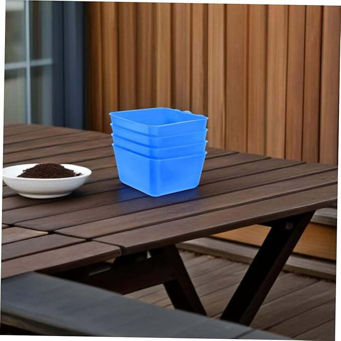 MERRYHAPY 6pcs Hanging Bird Cage Food Bowl for Rabbits Birds Chickens Sturdy Plastic Feeding Cup Watering Cup Easy Install Remove