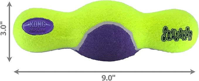 Kong Company 38750222: Airdog Squeaker Roller Dog Toy, Md/Lg