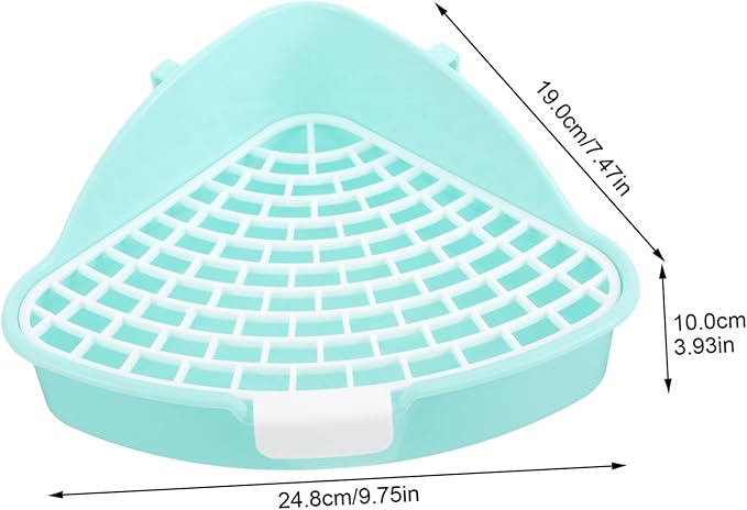 Hemoton Easy Potty Training Aid Indoor Pet Potty for Dogs Cat Rabbit Guinea Pig Hamster Corner Litter Box