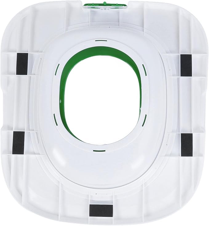 Sorandy Cat Toilet Training Kit, Reusable Pet Toilet Trainer, Detachable Cat Litter Box with Hygienic Design, Ideal for Cats & Pet Training (Green)
