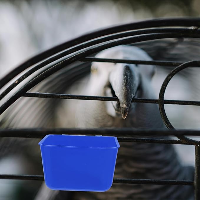 KESYOO 4pcs Sturdy Bird Cage Feeding Bowl Hanging Water Feeders for Birds Rabbits Chicken Water Cup Poultry Feeder Travel-Friendly Pet Waterer