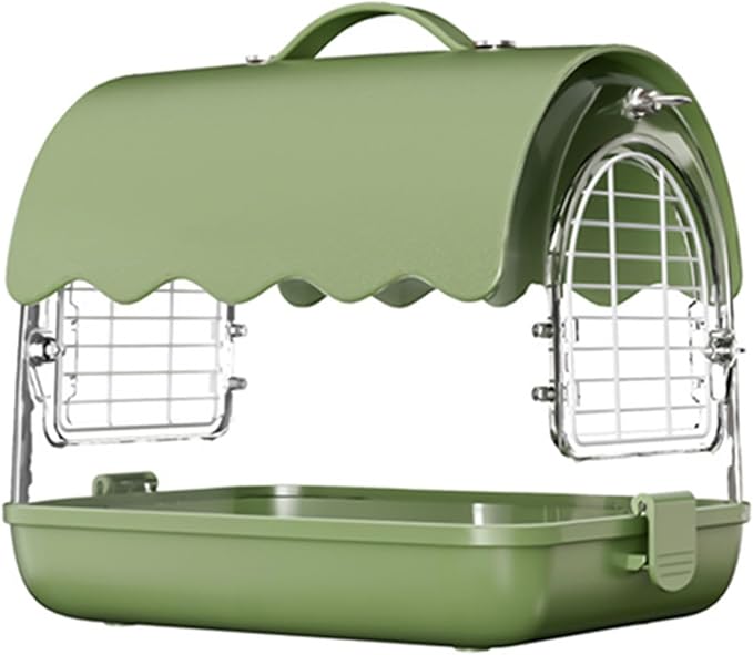 1Set Canaries Bird Cages House Parrots Travels Cage Transparents Birdcage Watching Cage Bird Lover Accessories