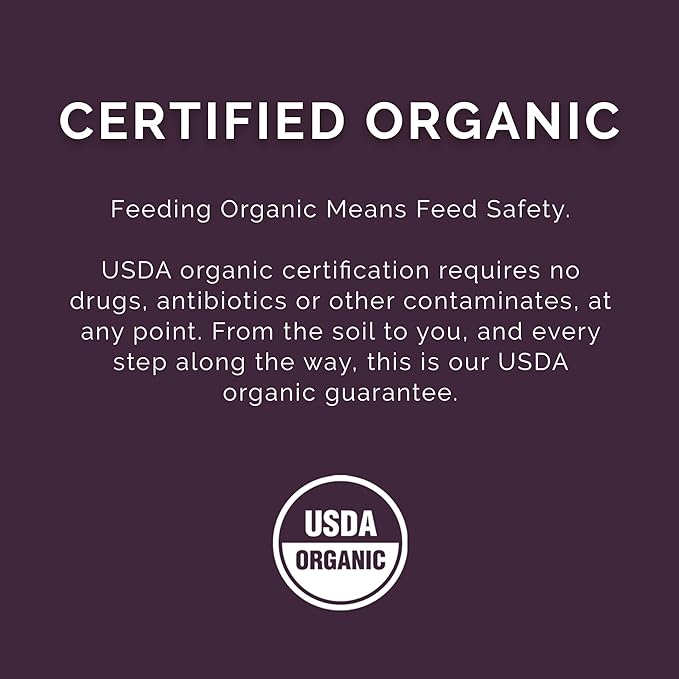 Layer Pellet Feed, 25lbs - Non-GMO, High-Protein Poultry Feed for Healthy Hens & Nutritious Eggs, 17.5% Protein - USDA Certified Organic Blend, Soy & Corn-Free
