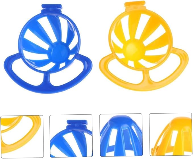 Toddmomy 2pcs Parrot Food Bowl Bird Feeder Bird Cage Accessory for Hamsters Parrots Random Color