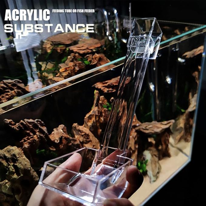 Sky Restaurant Aquarium Fish Feeder - Prevent Food Spilling, Easy to Clean, Betta & Dwarf Frogs Feeding(S)