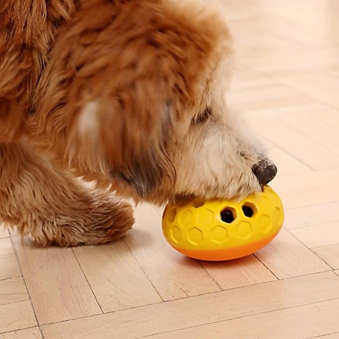 Tall Tails Natural Rubber Reward Interactive Dog Toy, Bee Hive