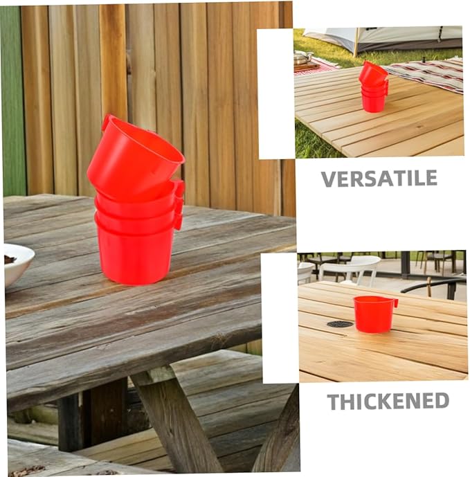 Holibanna 8pcs Hanging Pet Feeding Water Bowl for Rabbits Birds and Poultry Thickened Cage Cups for Easy Mounting and Versatile Use for Small Animals Chicken and Cages