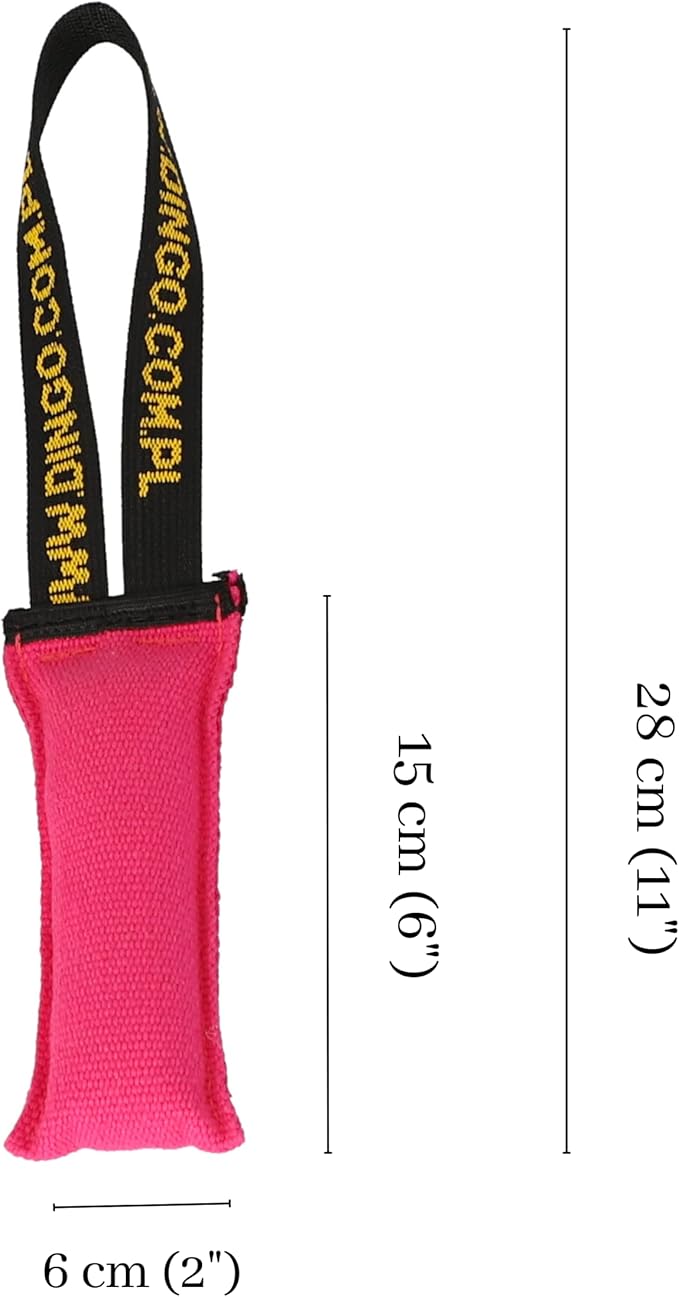 Dingo Cotton tug Toy with Handle, for Catch Retrieving and tug of war, Dog bite Pillow Floating on the Water, Four Colours, S Z30001