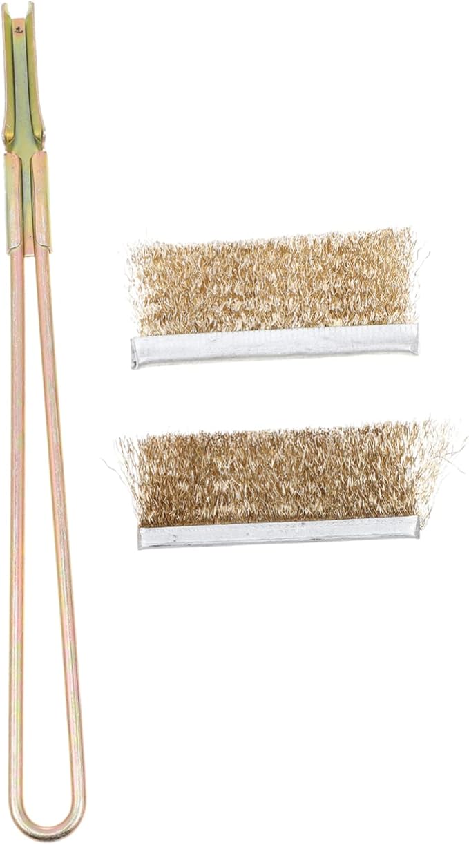 1set Bird Cage Cleaning Brush Handle Wire Brush for Easy Birdcage Cleaning for Parrot Cage Accessories and Bird Care Supplies