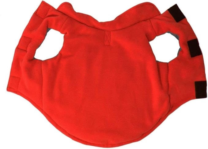 Gooby Sports Vest Dog Jacket - Black, X-Large - Reflective Dog Vest with D Ring Leash Warm Fleece Lined Hook and Loop Closure for Small to Medium Dogs