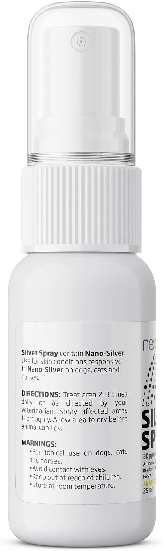 NEXDERMA Antiseptic Pet Medicated Itch Relief Hot Spot Spray for Dogs & Cats | First Aid Skin, Rashes and Sores | Wounds Treatment - 25ml, Pack of 1
