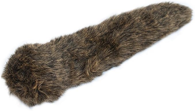 ZippyPaws Bushy Throw Squeaky No Stuffing Plush Dog Toy, Hedgehog