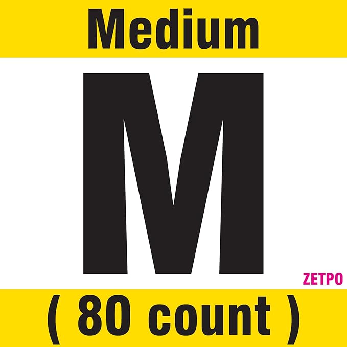 zetpo 80 pcs Cat Nail Caps | Cat Claw Covers | with Adhesives and Applicators (Black, Medium)