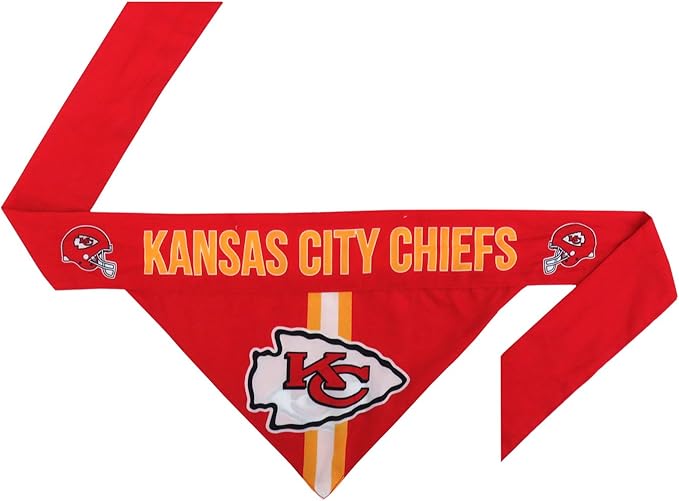 Littlearth NFL Reversible Pet Bandana - Officially Licensed Teams, Sizes XS to XL