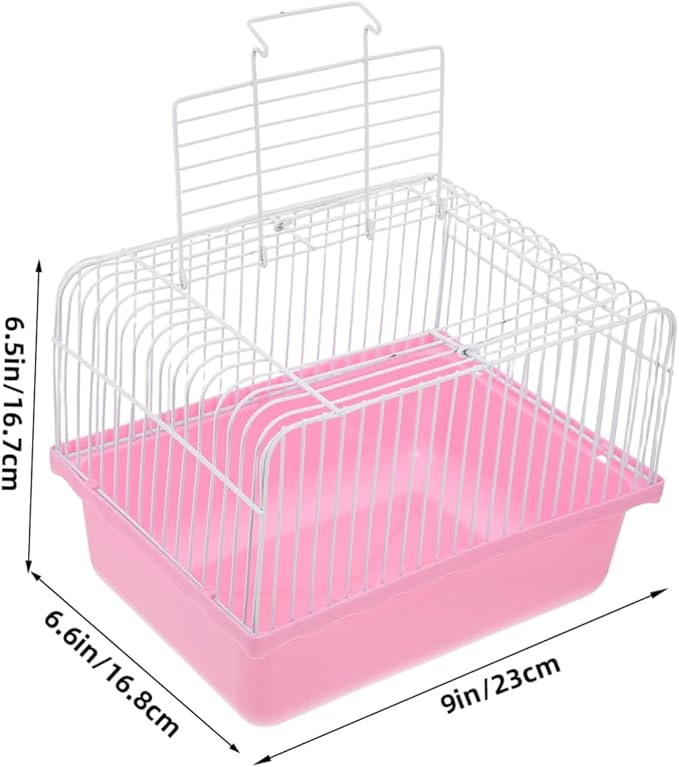 Milisten Small Bird Holder Portable Pet Carrier for Lovebirds Parakeets Pigeons Lightweight and Easy to