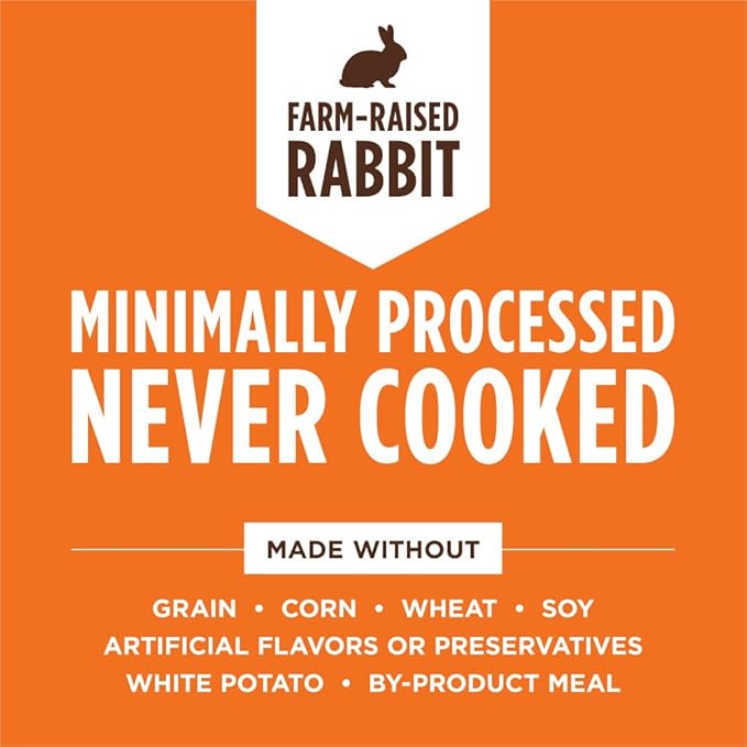 Instinct Raw Boost Mixers Freeze Dried Cat Food Topper,Grain Free - Farm-Raised Rabbit,6 oz. Bag,(Pack of 2)