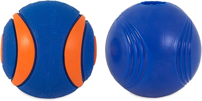 Chuckit! Sonic Dog Ball Medium (2.5 Inch Diameter) Pack of 2, for Breeds 20-60 lbs