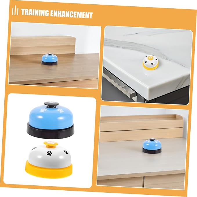 Kisangel 2pcs Dog Training Interactive Designed Press Portable and Convenient Pet Training Equipment Pet Supplies for Going Out
