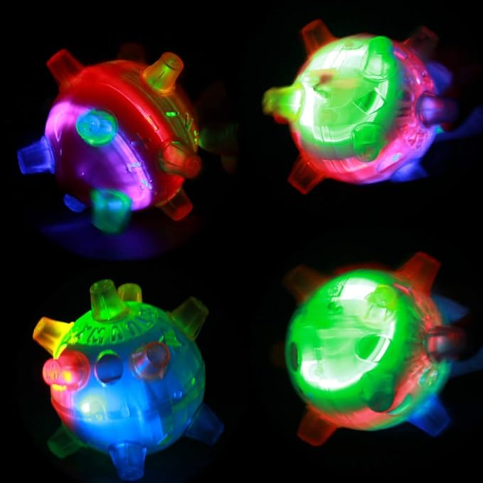 Music Dancing Ball,Flashing Ball Dog Toy Ball Dog Ball Pet LED Jumping Ball Toy Ball, Shake Jumping Ball Flash Bouncing Ball for Dogs Cats (Blue)