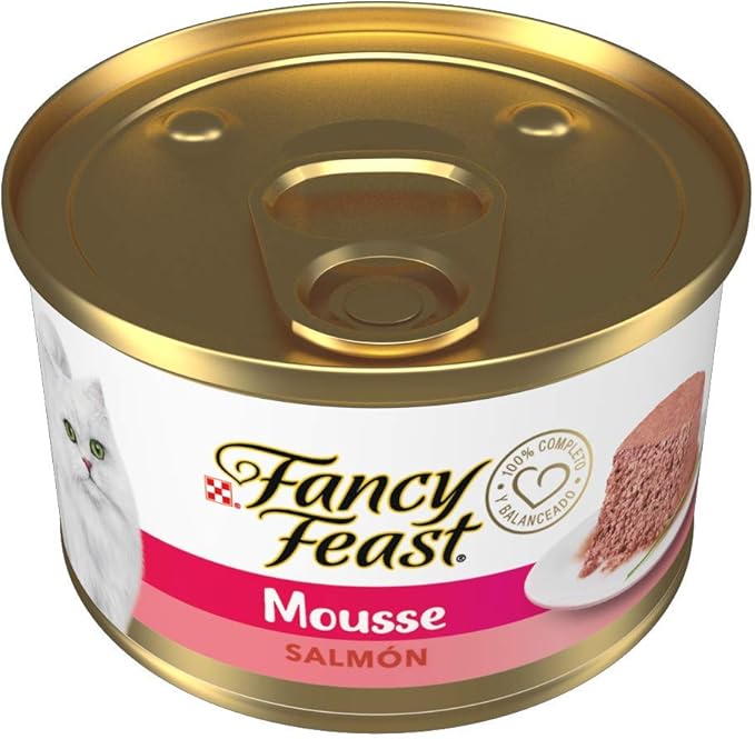 Fancy Feast Gourmet Salmon Feast Cat Food, 3 oz (Pack of 2)
