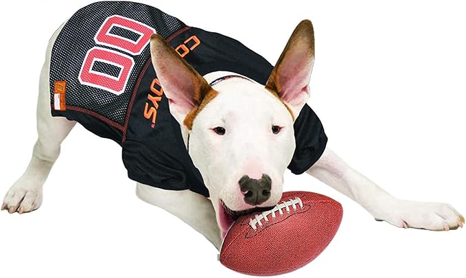 Pets First NCAA College Oklahoma State Cowboys Mesh Jersey for DOGS & CATS, Large. Licensed Dog Jersey with your Favorite Football/Basketball College Team
