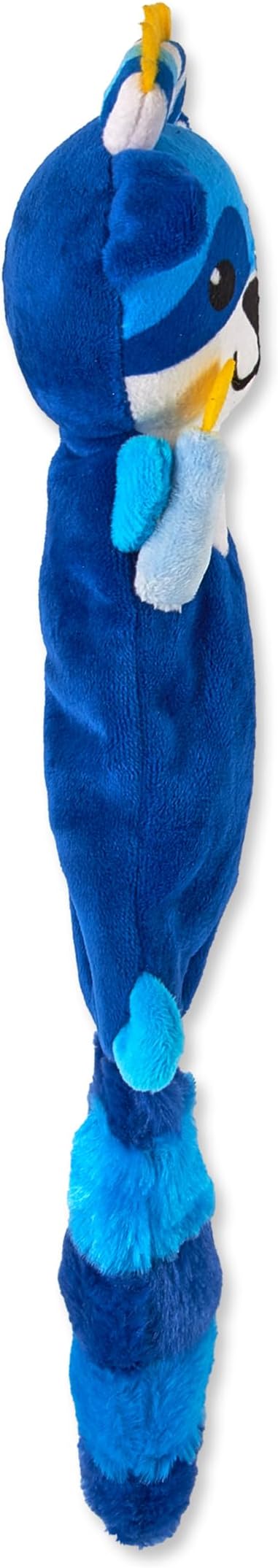 Hanukkah Themed Squeaky Plush Toys for Dogs Quality Fabrics Animal Toy Squeaks and Gets Pets Excited (Raccoon with Menorah)
