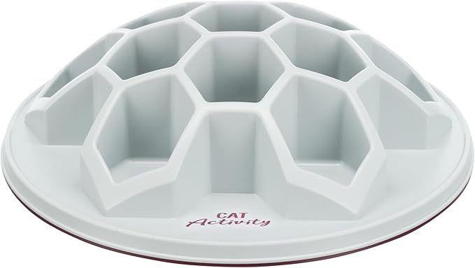 TRIXIE Slow Feeder Hive XXL, Cat Bowl, Cat Food Plate, Pet Feeding Bowl