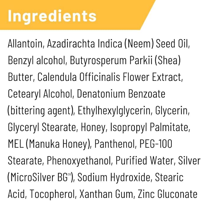 Absorbine Silver Honey Rapid Wound Repair Ointment for Horses & Large Animals, 2oz Tube