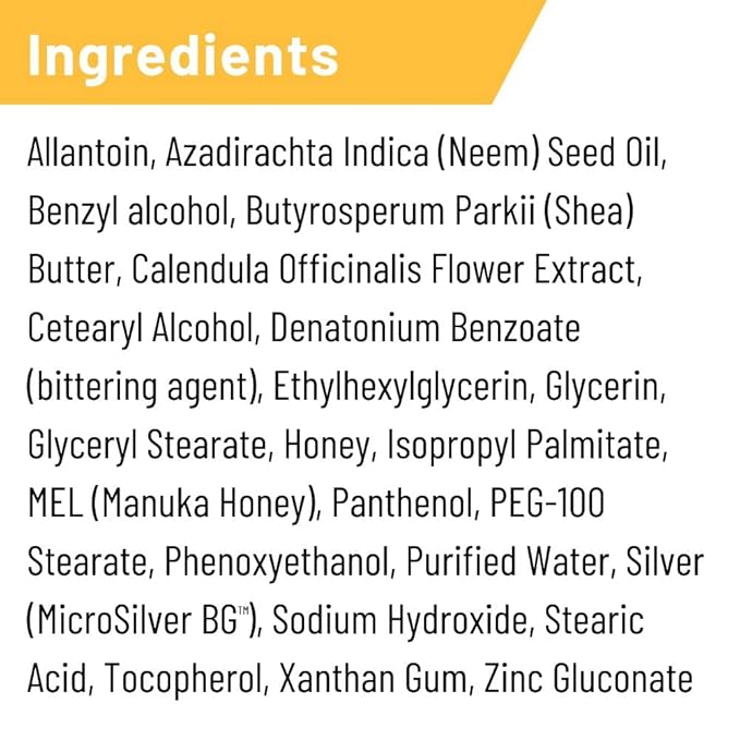 Absorbine Silver Honey Hot Spot & Wound Care Ointment for Dogs, Cats, Small Animals, 2oz Tube