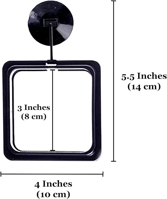 SunGrow Fish Food Feeding Ring, Stop Water Turbulence from Washing Food & Floating Plants into Filter, Suitable for Flakes & Floating Fish Pellets, for Goldfish, Guppy, Neon Tetra, Betta, 1 Piece