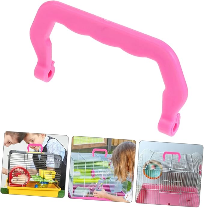 30pcs Detachable Portable Plastic Bird Cage Handle Set for Outdoor Pet Carriers Comfortable Grip for of Animals