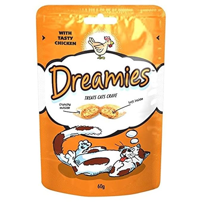Dreamies Cat Treats with Tasty Chicken (60g)