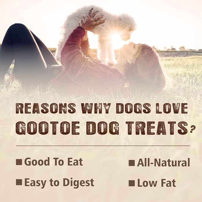Gootoe Turkey Tendons for Dogs –All-Natural, Hypoallergenic Dog Treats, Rawhide Alternative, Long Lasting Puppy Chews, Healthy Dog Treats for Medium Breeds, Pretzel (M), 3 Count Pack