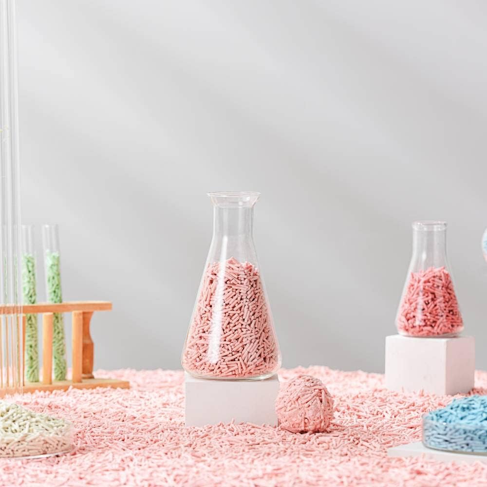 Tofu Cat Litter Natural Clumping Tofu Cat Litter, Fast Clumping and Easily Scoop-able 5.5lb/88oz 5 Scents - Ocean Fresh, 3 Pack