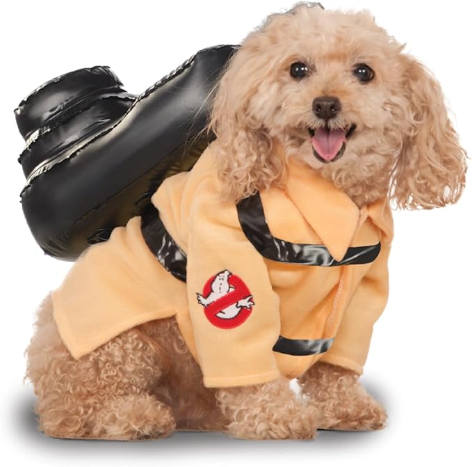 Ghostbusters: Ghostbusters Pet Costume for For Dogs or Cats by Rubies, Medium