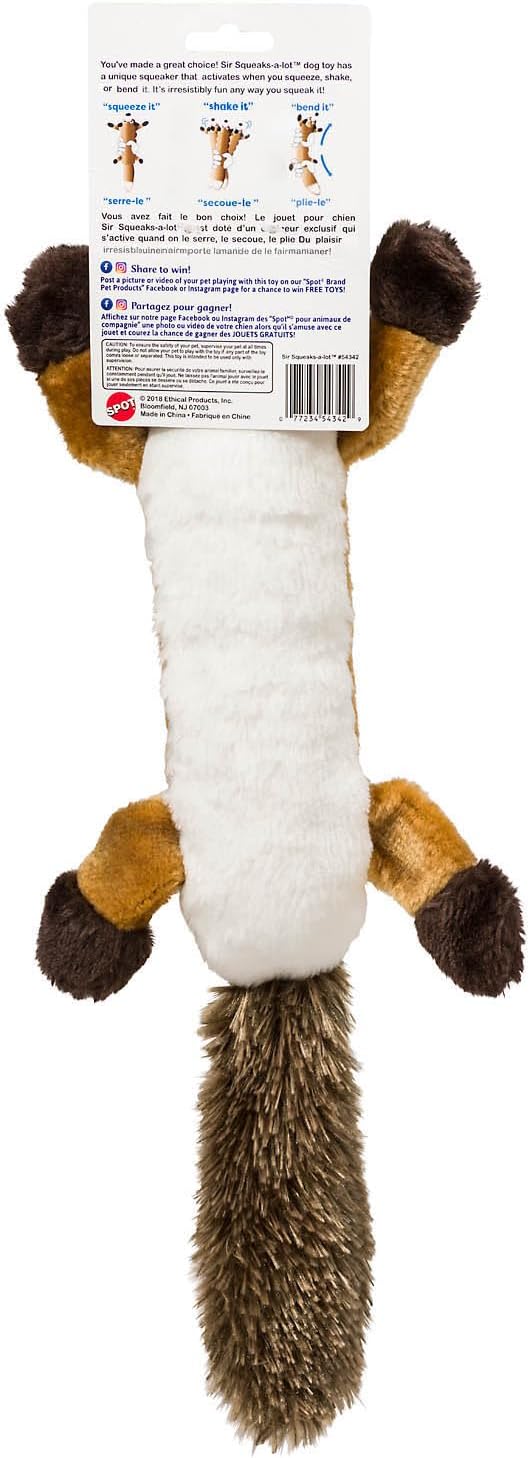 SPOT Ethical Pets 54342 Sir-Squeaks-A-Lot Pet Squeak Toys