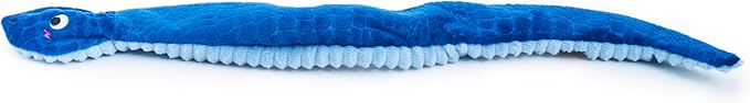 ZippyPaws Rope Reptilez Dog Toy – Rope & Plush Tug Toy (Snake)